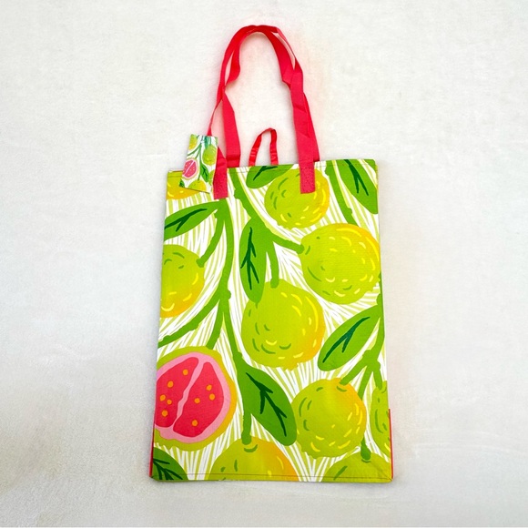 Foodland Hawaii Reusable Tote Bags in Fruit Designs (Guava, Mango, & Lychee) - Picture 3 of 6
